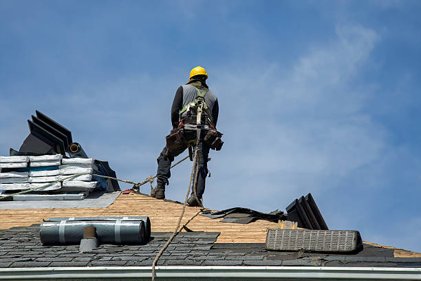 Professional Gutter Installation technician working in Newdale, ID
